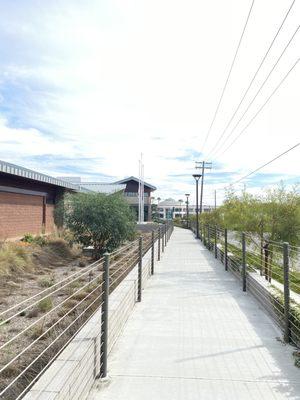 Walkway to the entrance