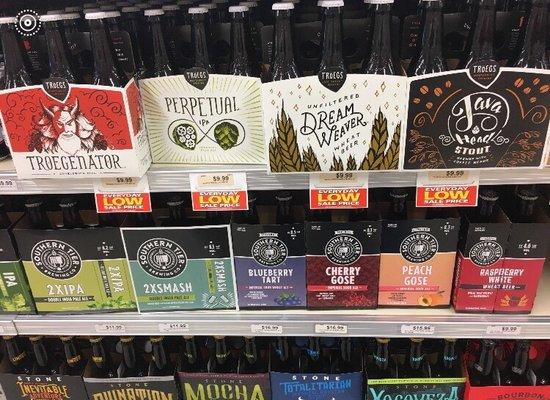 Nice craft beer selection