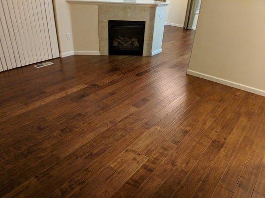 Install Engineered Hardwood Floors 12-27-17