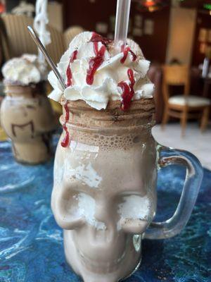 Frozen Raspberry Hot Chocolate