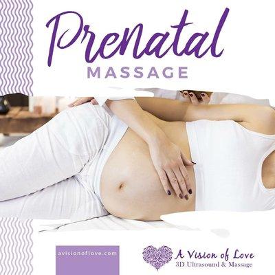 Offering professional prenatal massages