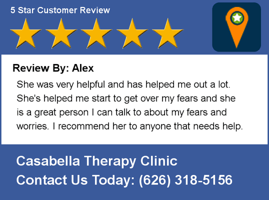 Casabella Therapy Clinic 626-318-5156 http://www.casabellatherapy.com/