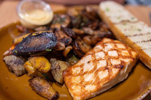 Grilled Salmon Plate ($20)