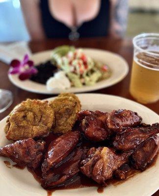 Guava spicy chicken & Fiesta Platter