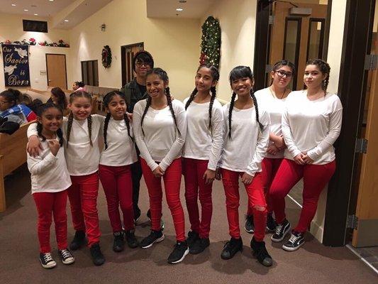 Hip hop, jazz & Zumba®kids performance team