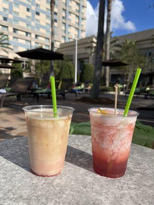 Caribbean Colada and Berry Froze