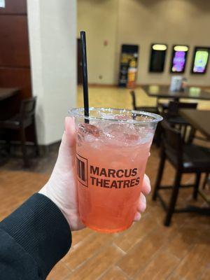 Strawberry lemonade with Tito's