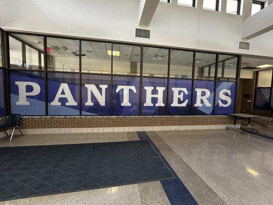 Perforated vinyl - Northlawn Jr. High School