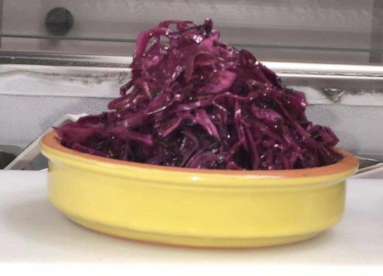 Pickled cabbage slaw