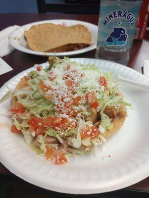 Tostada de pollo