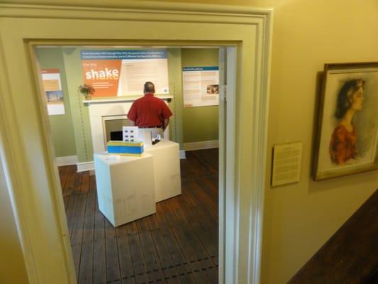 The Green Room, the first room of the rotating exhibit