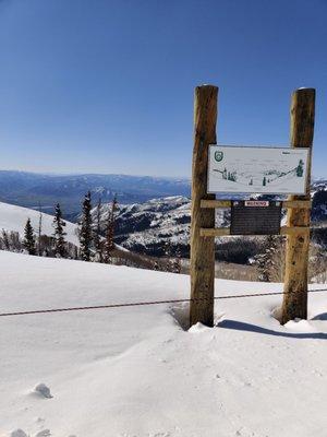 Looking into the Heber valley.  Closing day 2021.