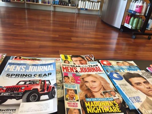 Magazines while you wait