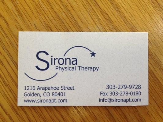 Sirona Physical Therapy