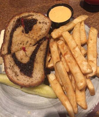 Reuben and fries