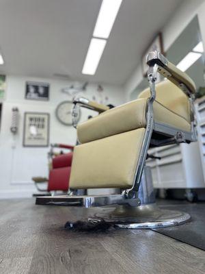 Never trust a barber without a little hair under their chair!