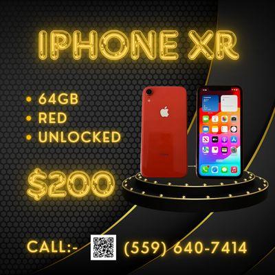 Model :- Iphone Xr
Color :- Red
Storage :- 64GB
Factory Unlocked 

Ready for Pick up At CellProsPeach

Can be used with Any Network