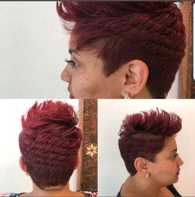 Short cuts with color