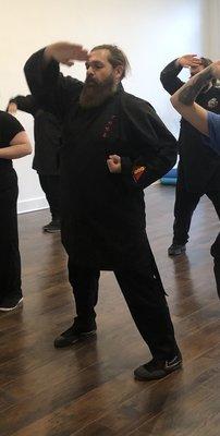 Sifu Dane Griffith at Blue Lantern Martial Arts.