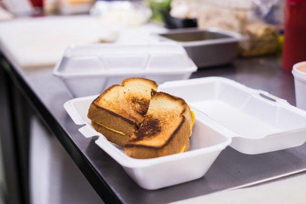 Grilled Cheese Sandwich - extra toasted