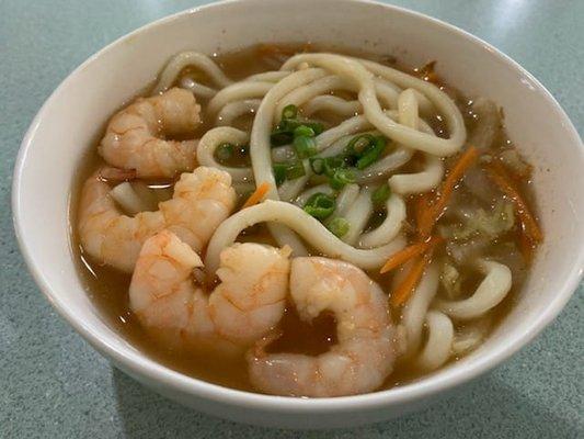 Shrimp Udon Noodle Soup