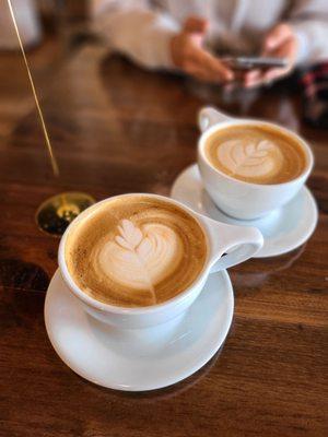 Flat White and Chai Latte