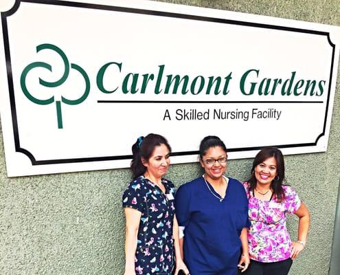 Me & my colleague @ Carlmont garden...