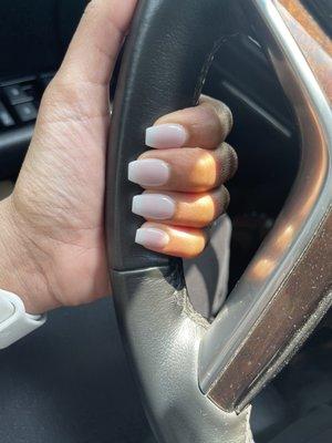 Ombré French manicure