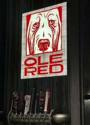 Ole Red Sign