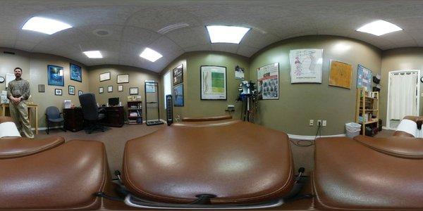 This is a 360 picture of his office!