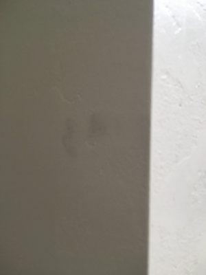 Move-in: Black smudged finger marks on walls