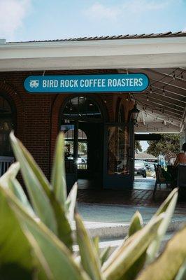 Outside of Bird Rock Coffee Roasters Encinitas