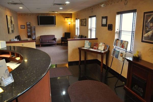 Reception/Lobby of Manalapan, NJ office.