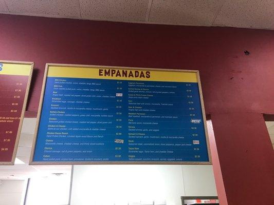 First time here to try the empanadas!