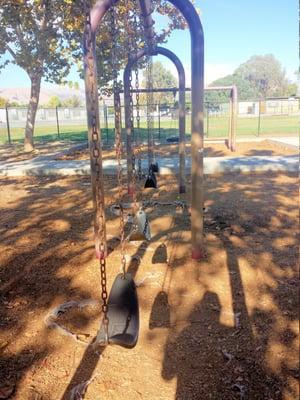 Swings for days!