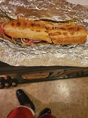 Large Italian hoagie