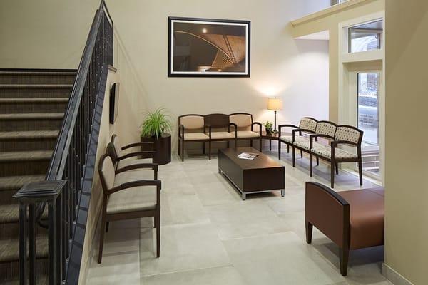 The lobby of our downtown Milwaukee dental center.