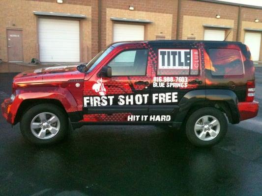 TITLE Boxing Club Full Vehicle Wrap