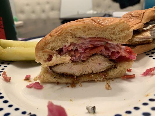 The most amazing chicken sandwich you will ever eat.