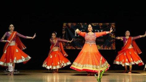 Bollywood Dance performance at Diwali event.