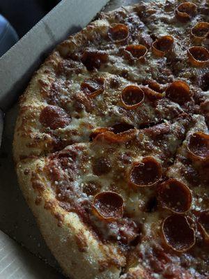 Old world pepperoni pizza