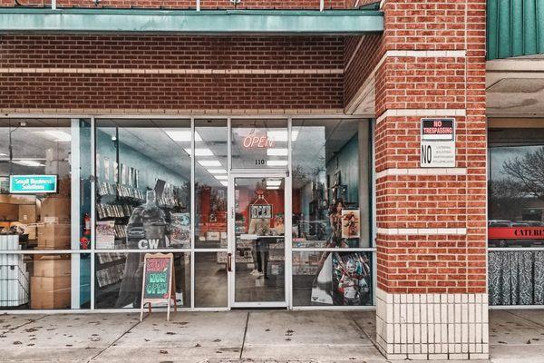 Front entrance to Comic Warriors