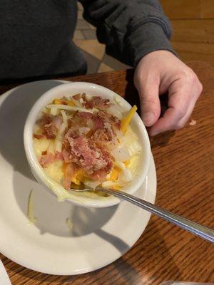 Loaded potato soup!