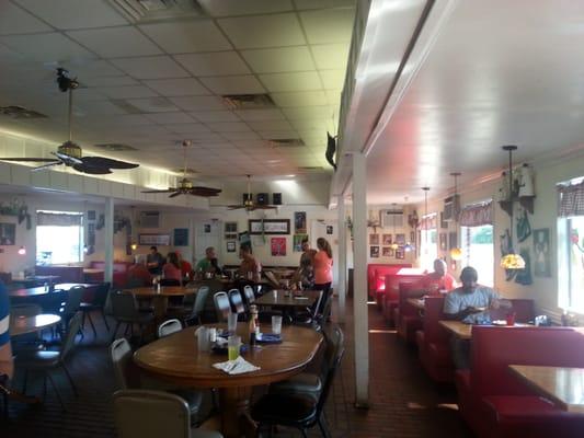 Super characteristic, open, homely dining room.