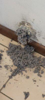 This is what can happen if you don't have your dryer vent cleaned annually.