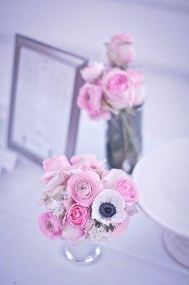 Flowers in pink hue