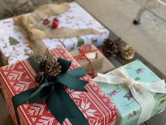 Mobile gift wrapping