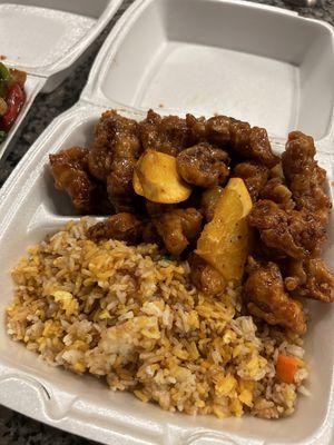 Orange chicken