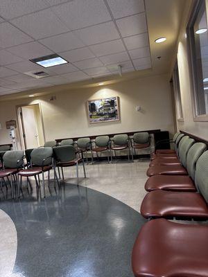 Pretty empty waiting room