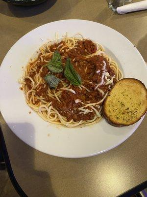 Spaghetti with meat sauce